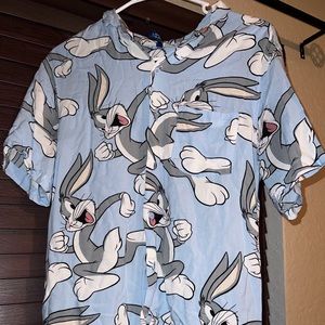 Bugs Bunny Button Up Top